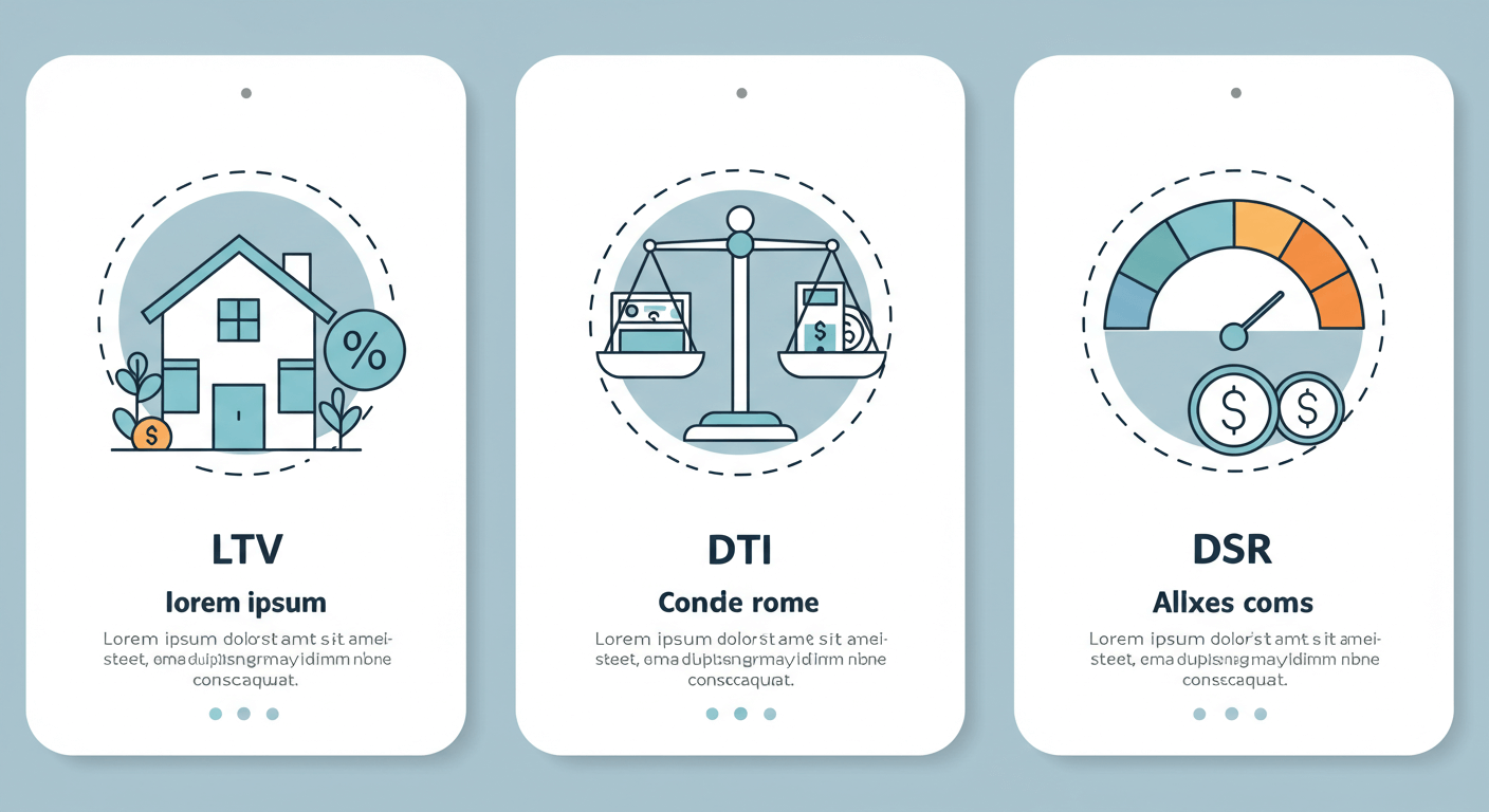 LTV, DTI, DSR 차이와 조건 쉽게 정리