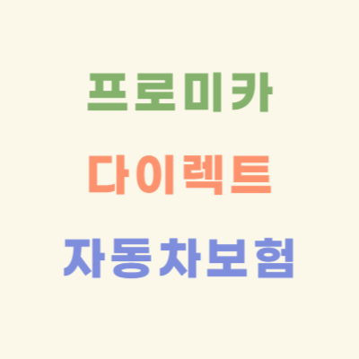 프로미카-다이렉트(플랫폼)-개인용-자동차보험