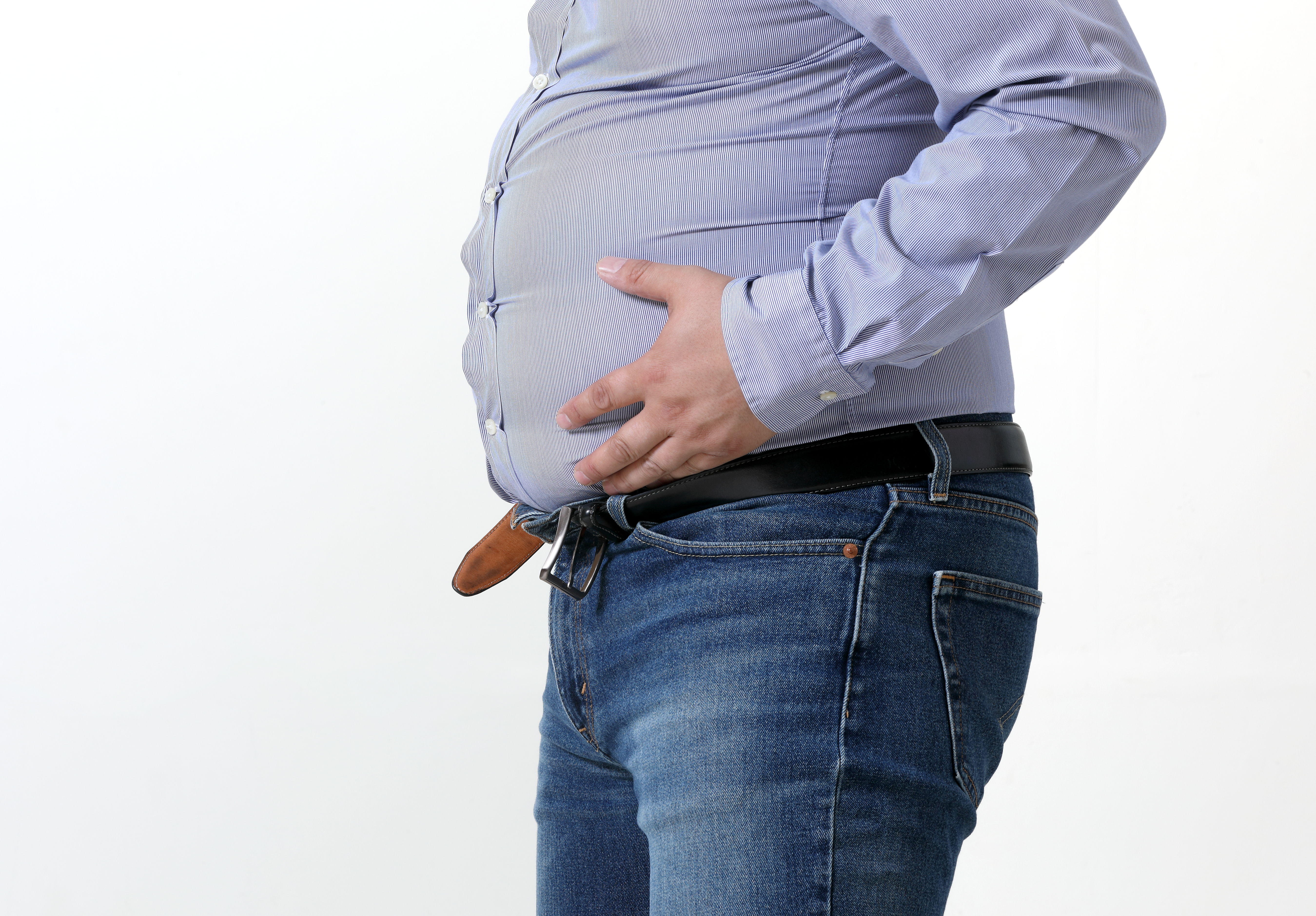 비만인 사람의 사진