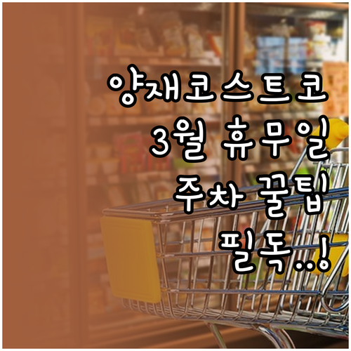 2026년 3월 코스트코 양재점 상세..