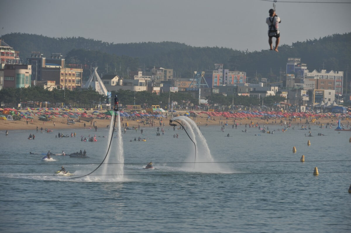 태안 만리포 해수욕장 모습들-태안관광 출저