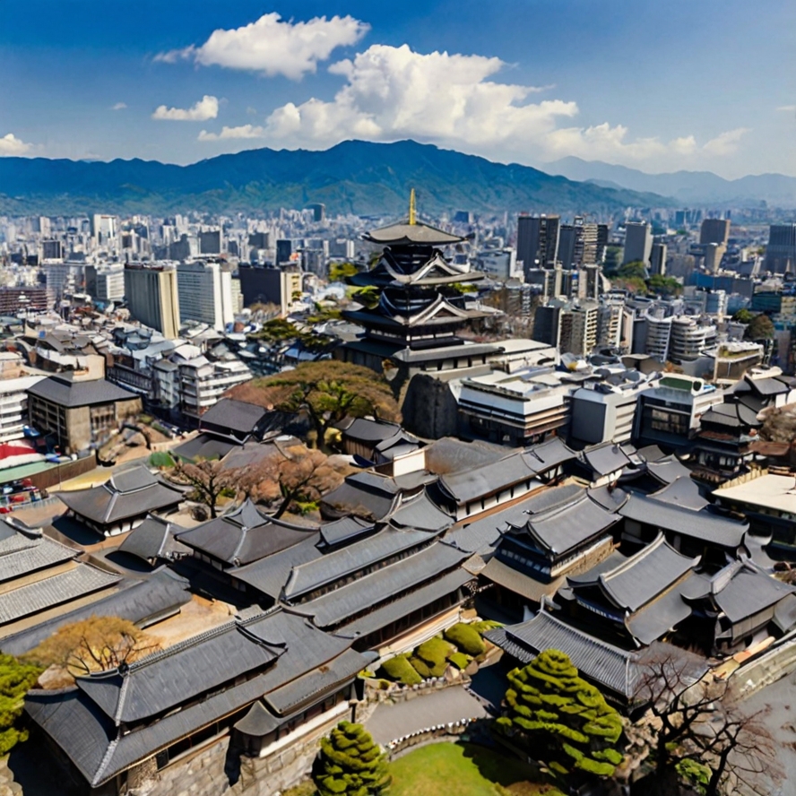 구마모토 볼거리 구마모토 시청 전망대 이미지