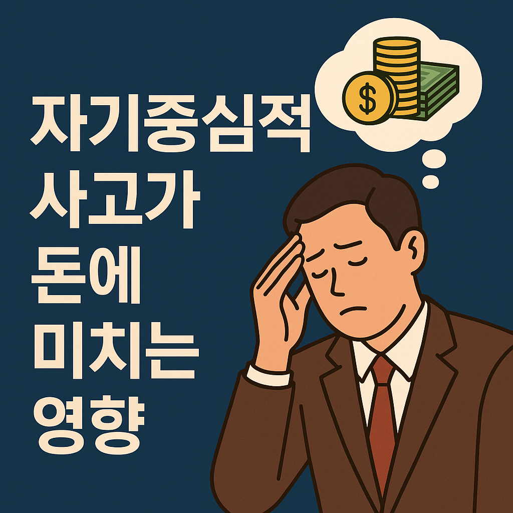 자기중심적 사고가 돈에 미치는 영향