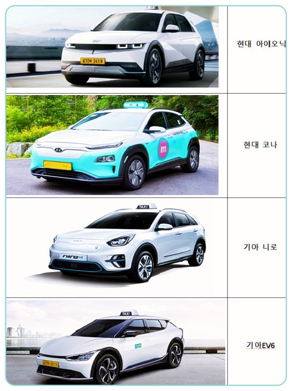 보조금-무공해-택시-전기차-보조금-대상-예시