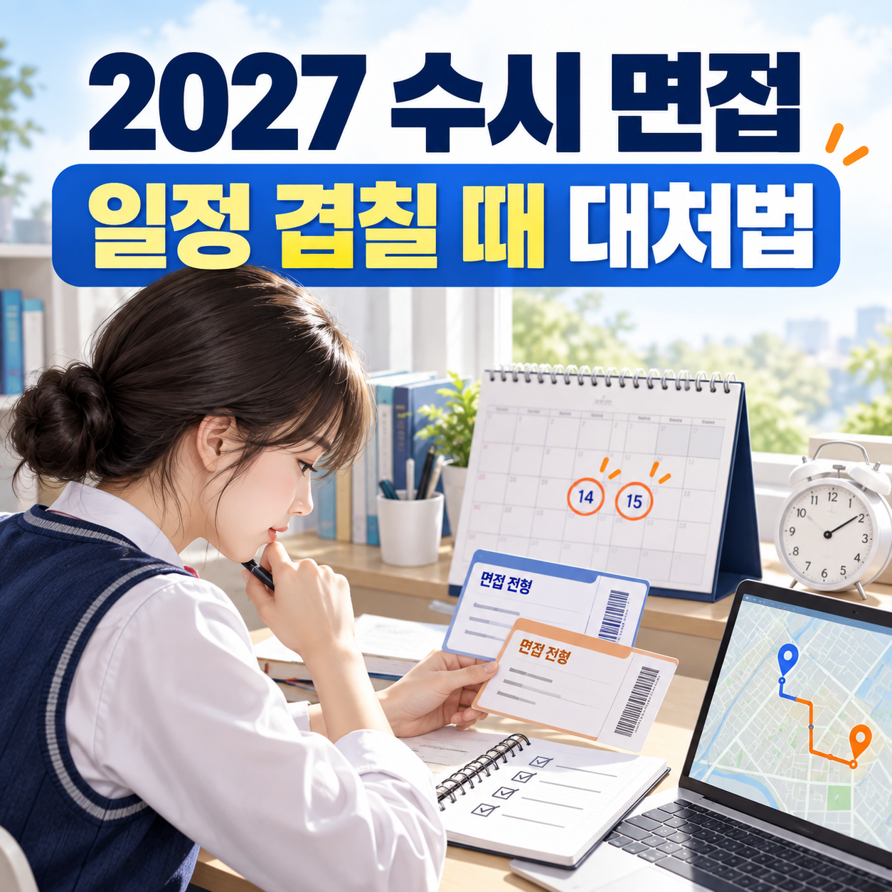 2027 수시 면접 일정 확인 방법 - 대학별 면접 날짜가 겹칠 때 대처법
