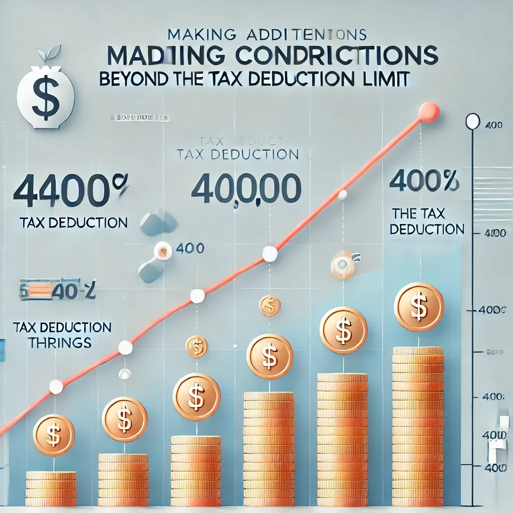 연금저축 세액공제 한도를 초과한 추가 납입의 투자 수익을 나타낸 그래프