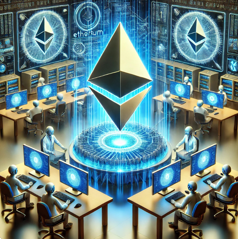 이더리움과 전통 금융의 차이를 설명하는 이미지