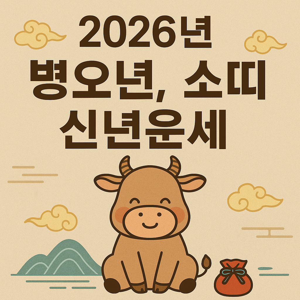 2026년 병오년 소띠운세 - 사진