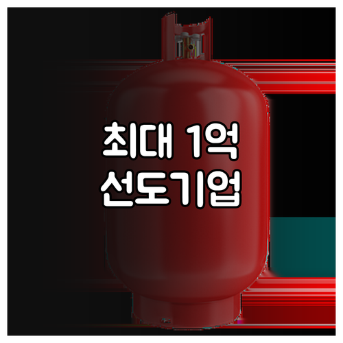 최대 1억원 지원 2025 예비 선도..