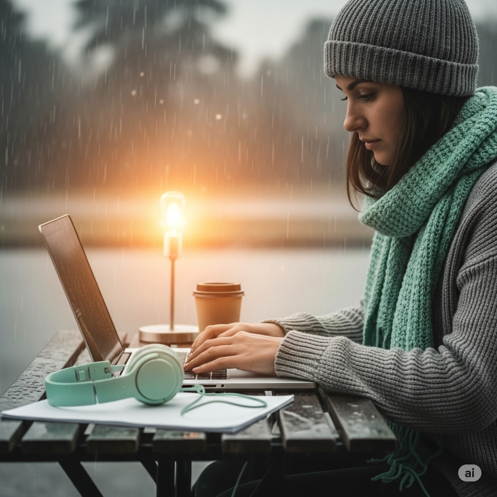 비 오는 날 집중 루틴