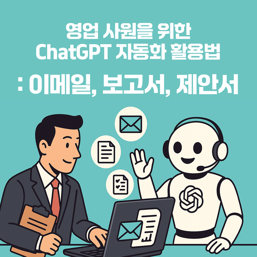 영업 사원을 위한 ChatGPT 자동화 활용법