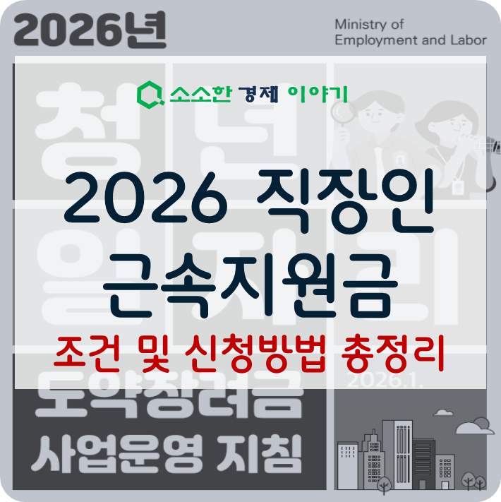2026 직장인 근속지원금 조건 및 신청방법 총정리