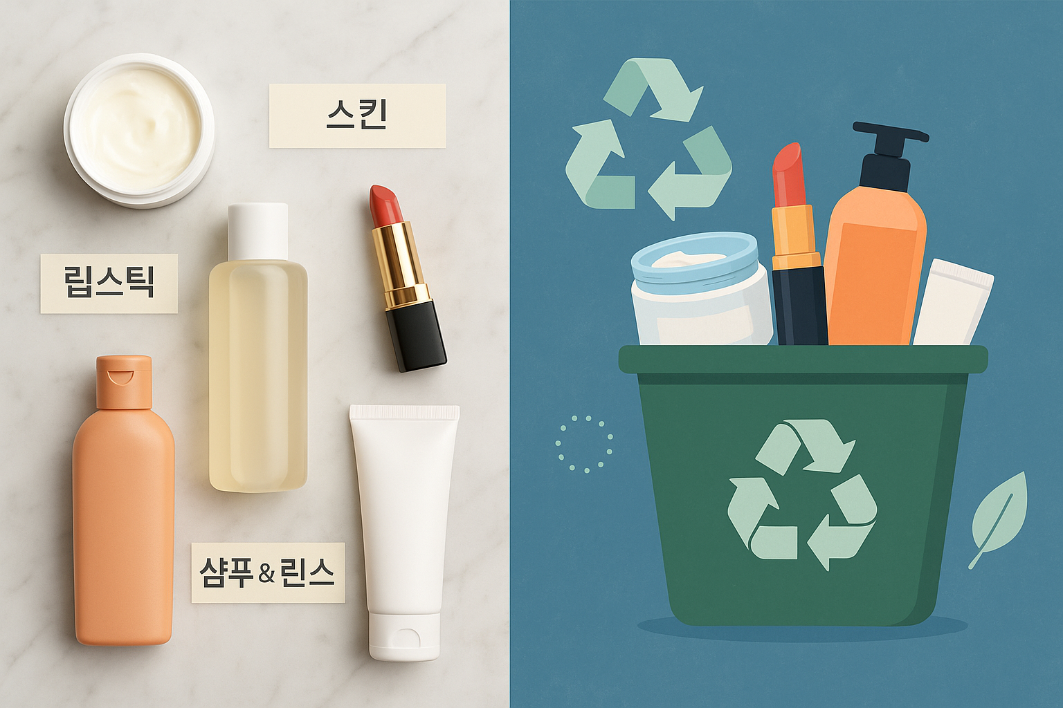 오래된 화장품의 재탄생