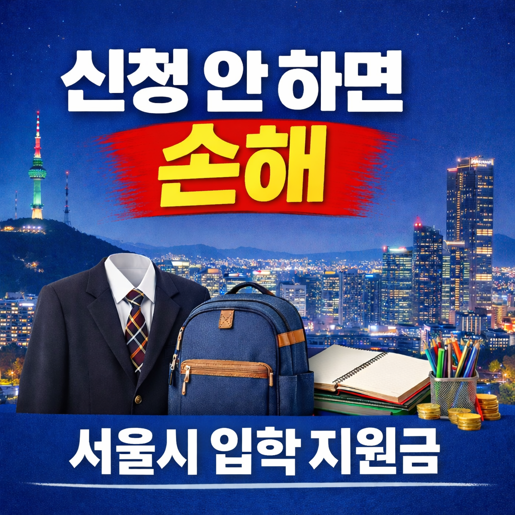 서울시 입학 지원금 신청 방법 총정리