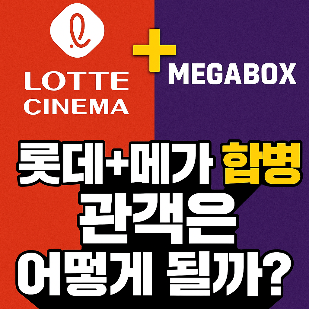 롯데+메가 합병, 관객은 어떻게 될까?