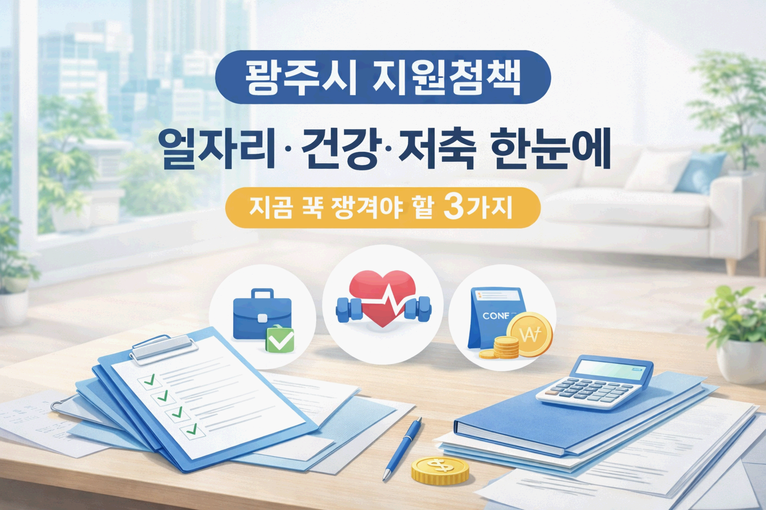 광주시 주요 지원정책 한눈 정리