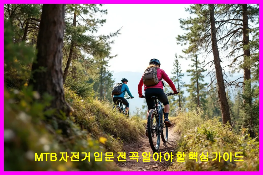 MTB 자전거 입문 전 꼭 알아야 할 핵심 가이드