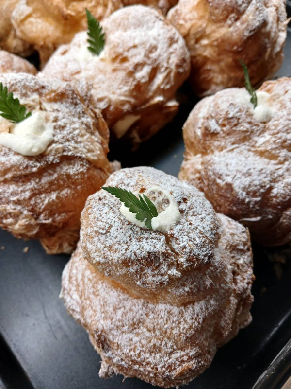 아웃팅스 슈가파우더 입히다