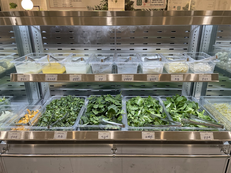 동탄 목동 봄담아 - 채소와 면류