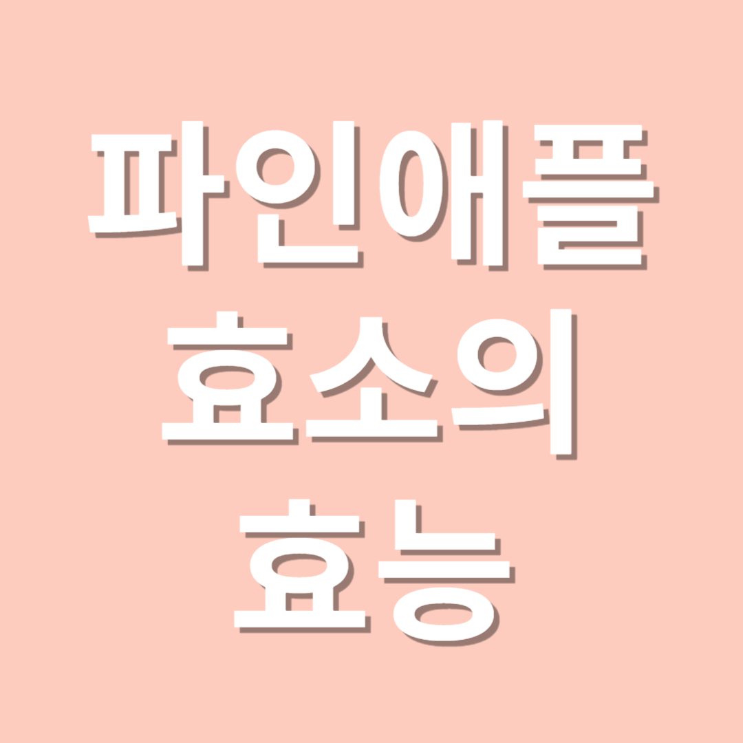 파인애플 효소의 효능 후기