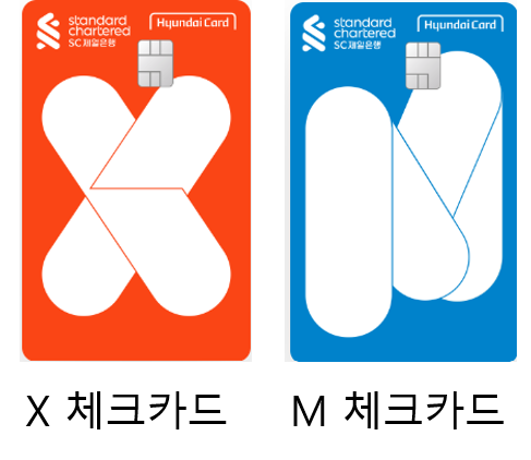 SC제일은행 현대카드 체크카드