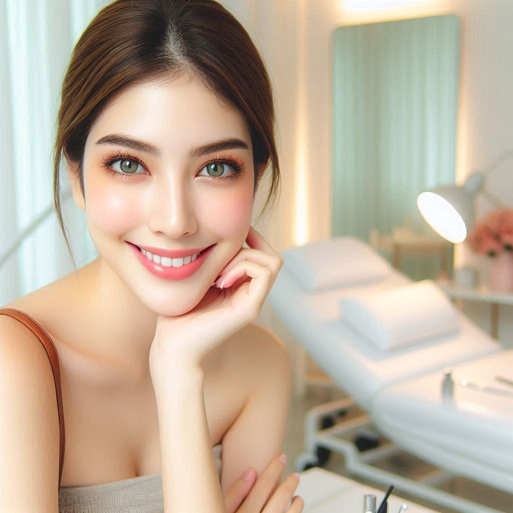 피부,체형관리 샵 배경