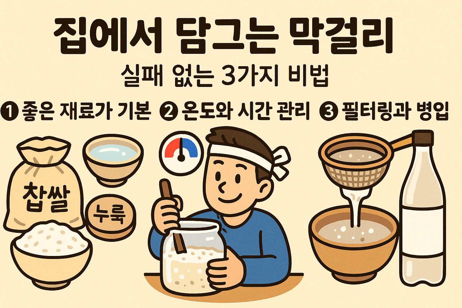 집에서 담그는 막걸리