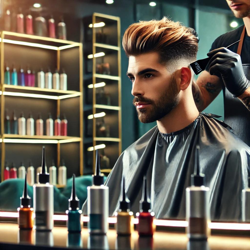 남자 머리 염색하는 법