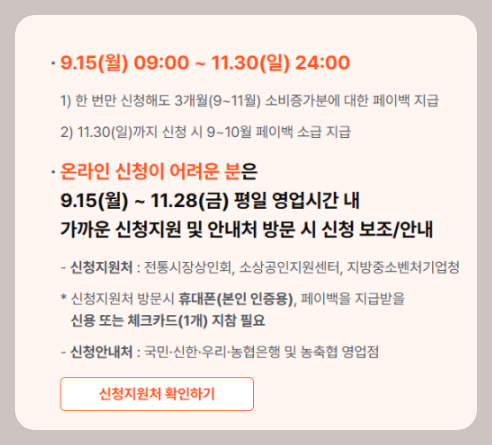 상생페이백 0원인 이유