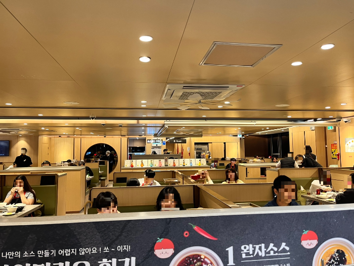 하이디라오 내부 좌석 모습 2