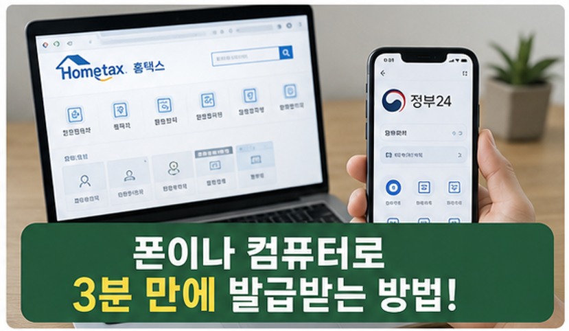 "내 상황엔 어떤 걸 떼야 할까?" - 2026 직장인 소득증빙 필수 서류 4종 사용처 및 발급방법 완벽 정리
