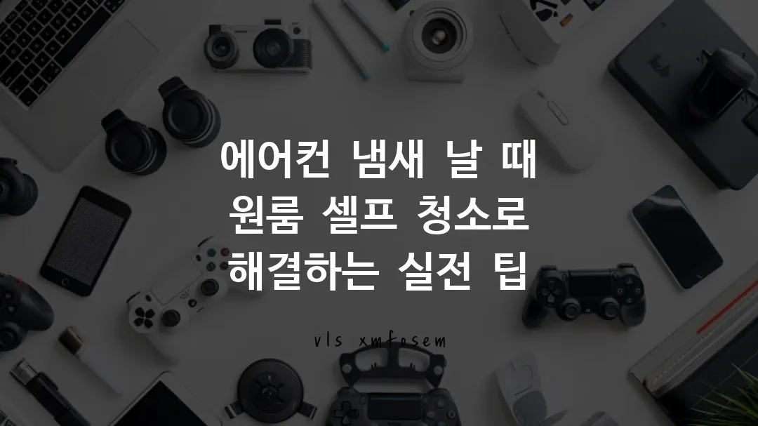 에어컨 냄새 날 때 원룸 셀프 청소로 해결하는 실전 팁