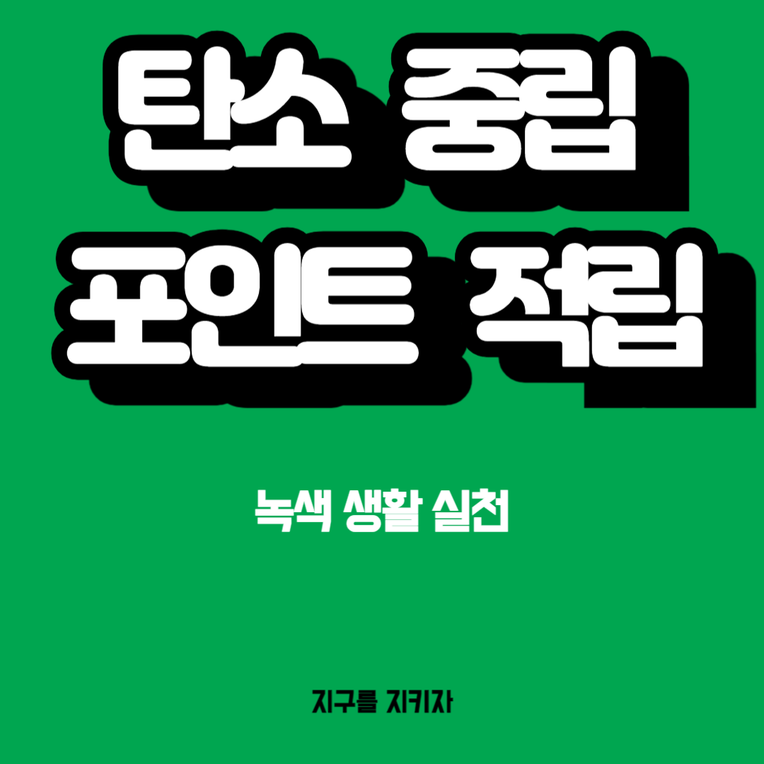 탄소 중립 포인트 적립하는 방법(탄소 중립 포인트 가입 , 탄소 중립 포인트 녹색 생활 실천 , 탄소 중립 포인트 자동차 , 탄소 중립 포인트 적립 방법 , 탄소 중립 포인트 조회)