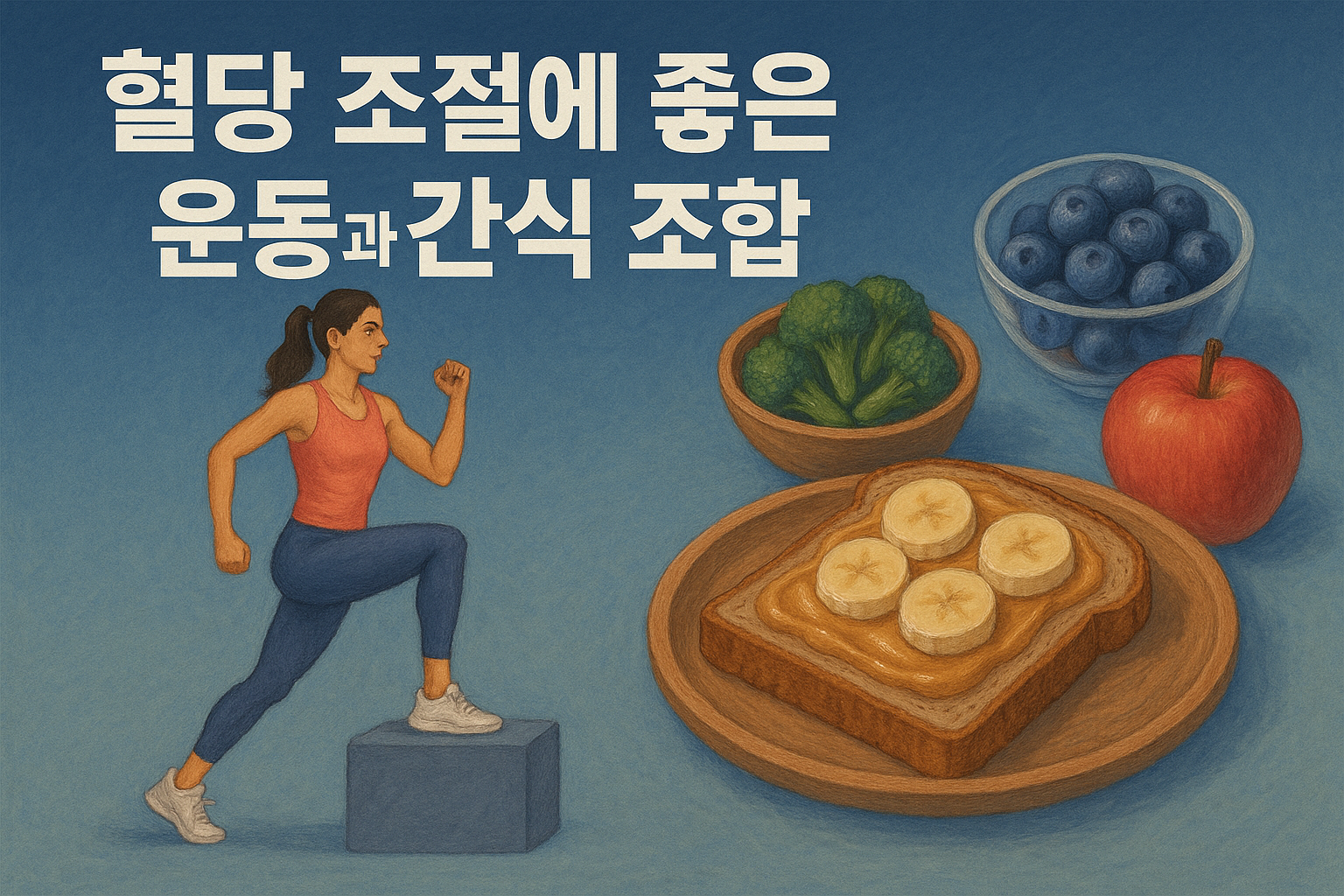 혈당 조절에 좋은 운동과 간식 조합