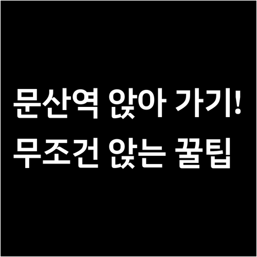 문산역 경의중앙선 좌석 확보 방법과 ..