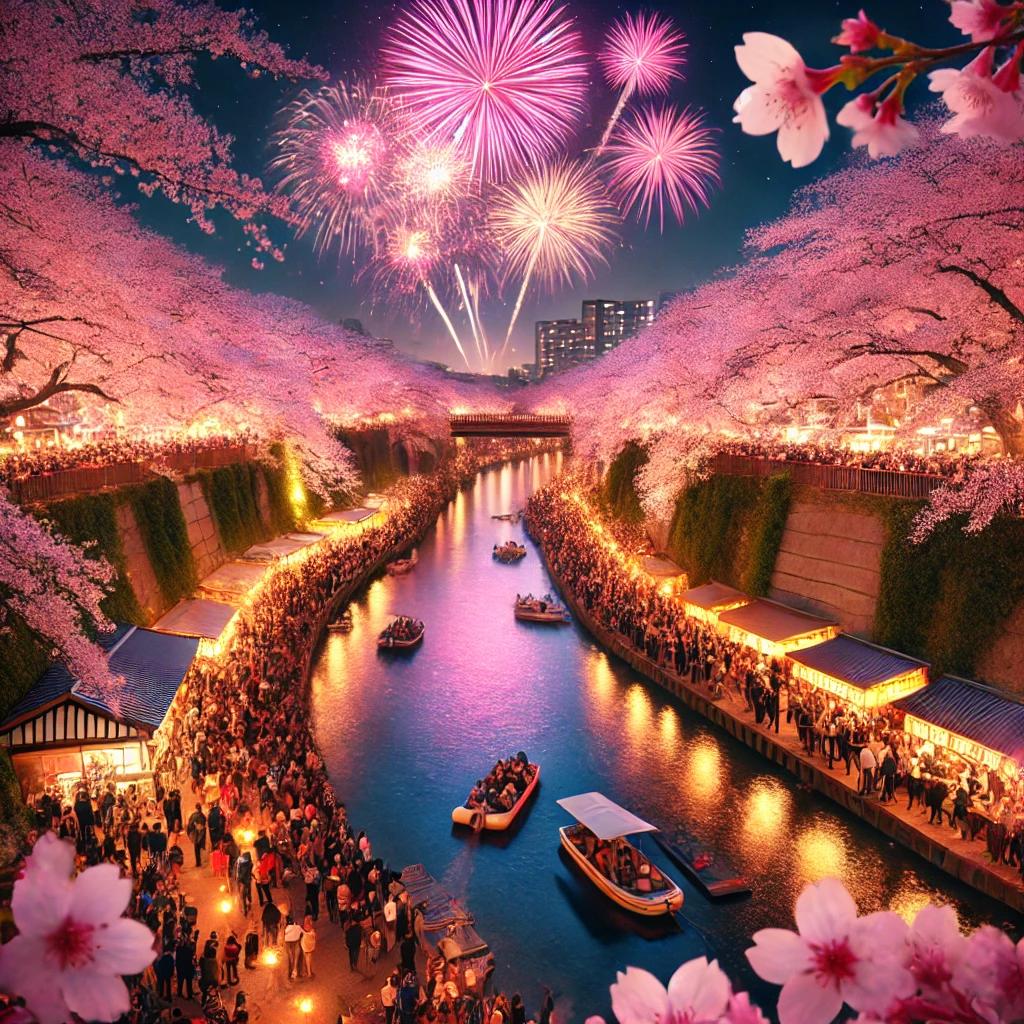 해미 벚꽃 축제 불꽃놀이