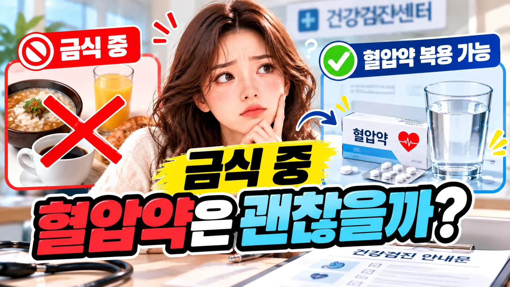 2번 금식 중 혈압약은 괜찮을까?