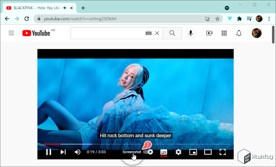 Screenshot 버튼