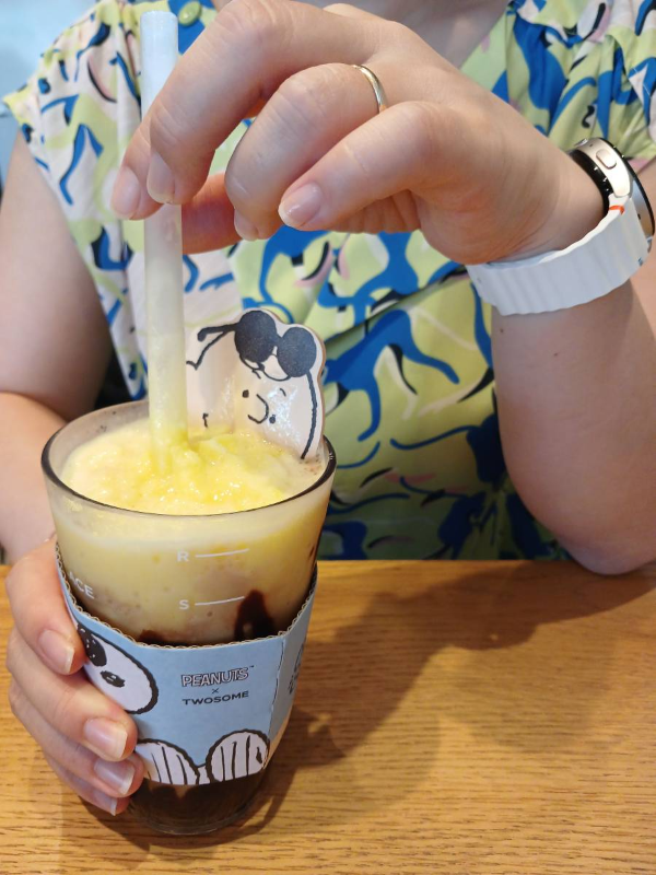 바나나초콜릿프라페와 갤워치