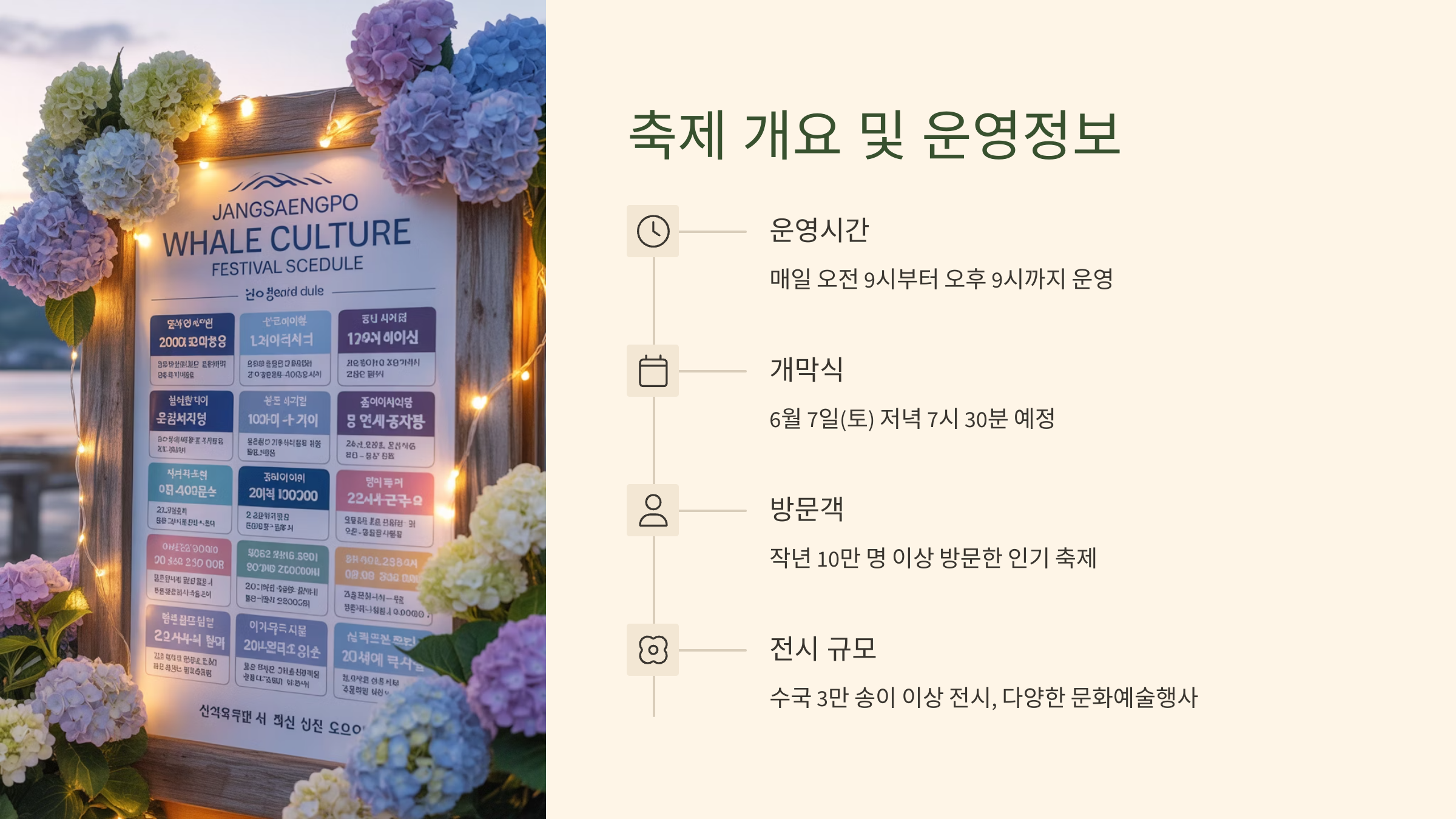 장생포 수국축제 일정 주차장 총정리