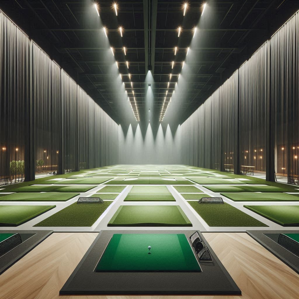 실내골프연습장 배경