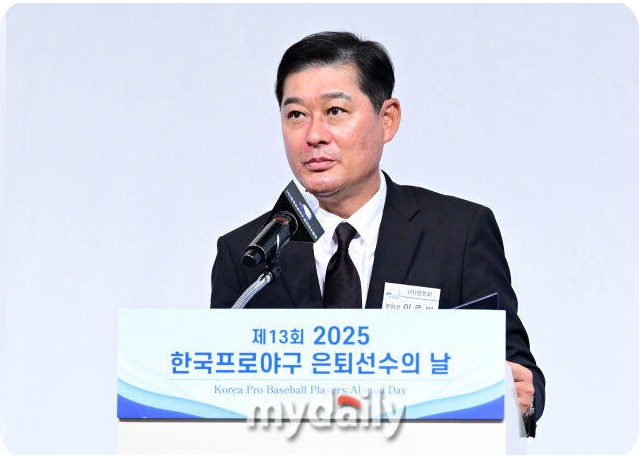 이종범 제 5대 신임 한은회 회장. [사진=마이데일리, 유진형 기자]