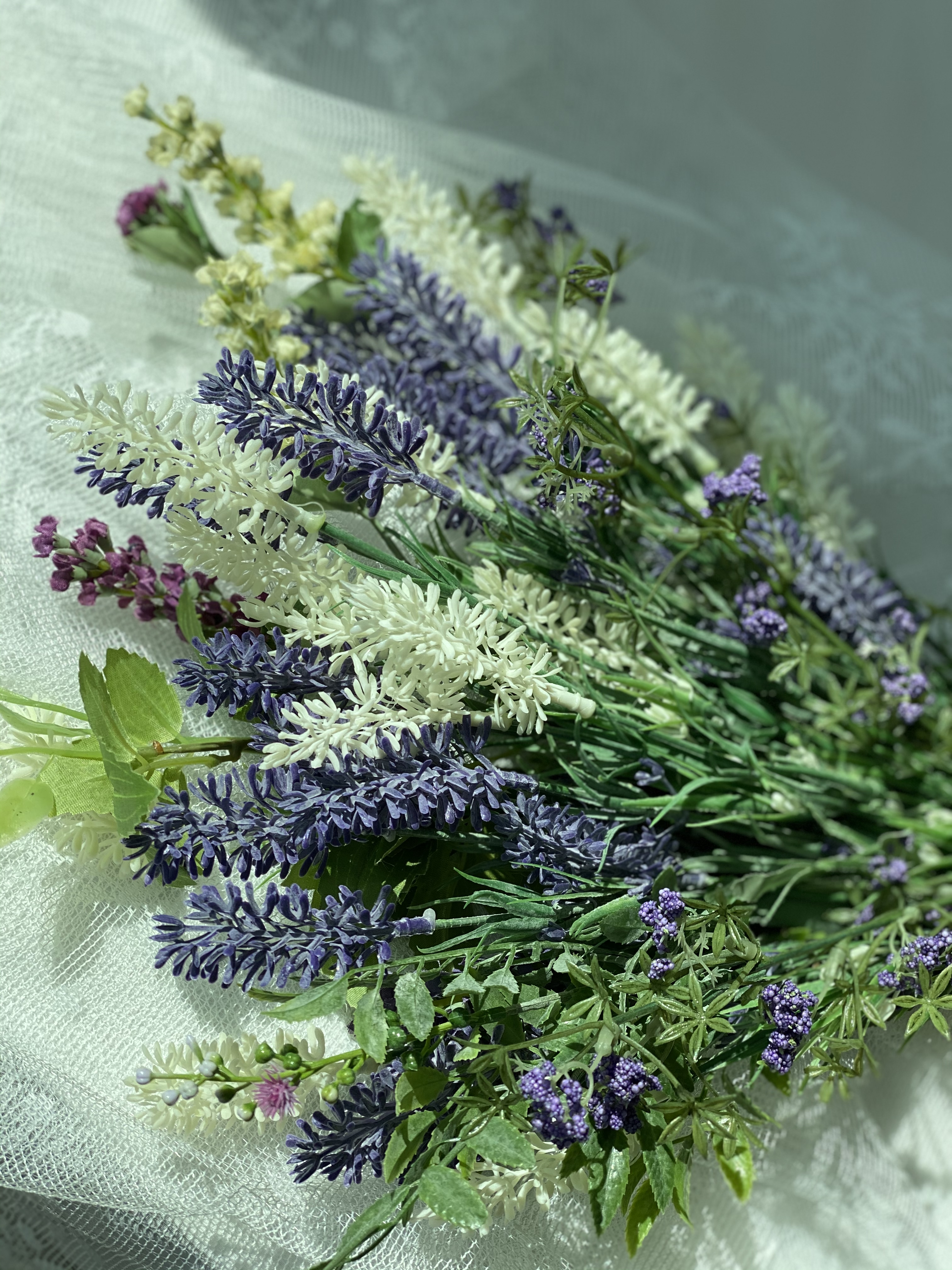 병문안 갈때 가지고 가는 라벤더 꽃다발