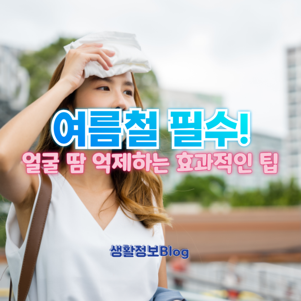 여름철 화장을 망치는 얼굴 땀, 어떻게 줄일 수 있을까요?