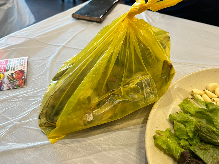 모둠회와 대하구이용 대하 2