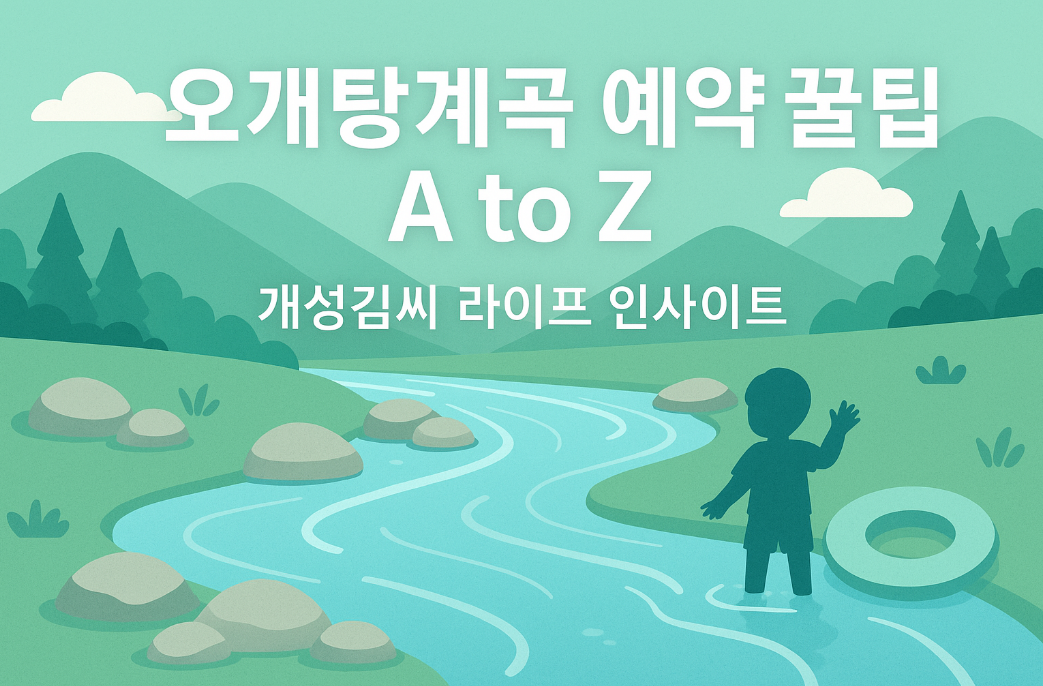 오개탕계곡,오개탕계곡 예약,오개탕 주차장,다슬기 체험,강원도 계곡 추천