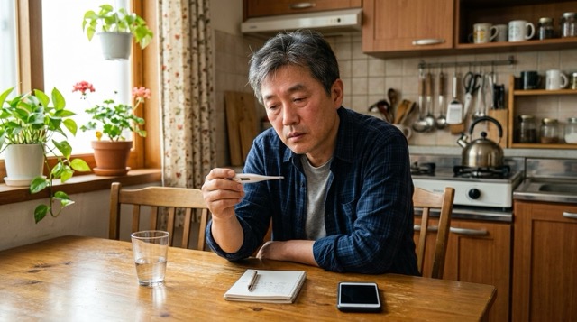 한타바이러스 초기증상 체크 장면