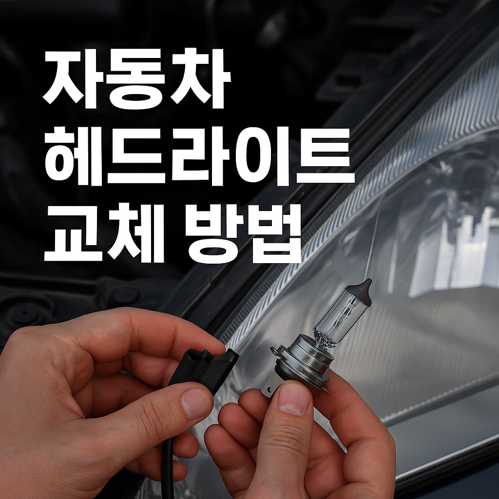 자동차 헤드라이트 교체 방법
