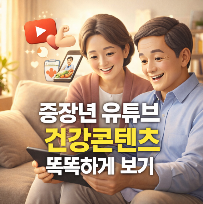 유튜브 활용과 건강 콘텐츠 보기