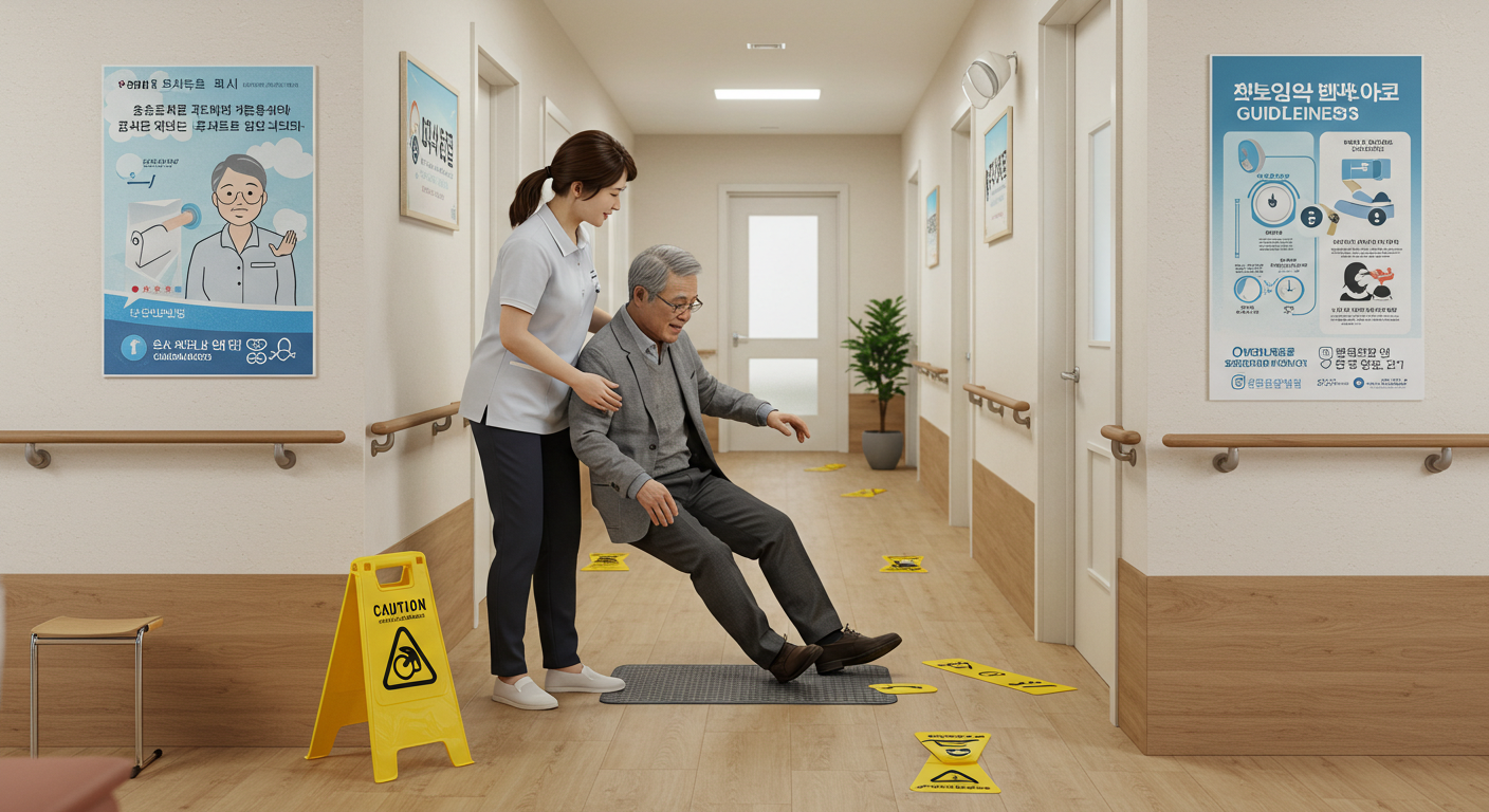 요양시설 종사자 필독 (노인, 낙상, 안전관리)